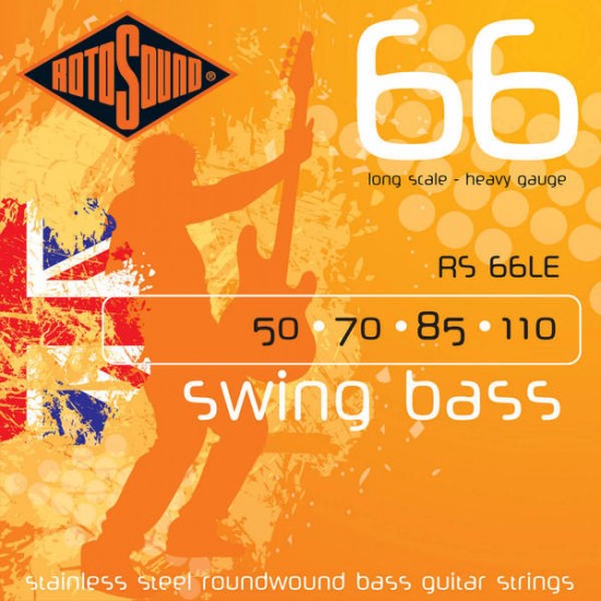 Струни за електрическа бас китара ROTOSOUND - Модел RS66LE      
